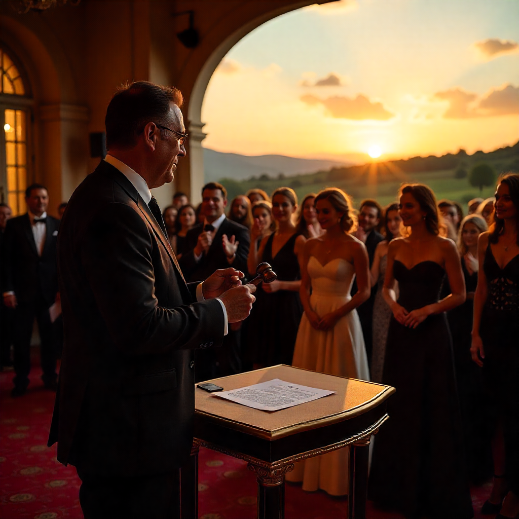 Off-site auction setup